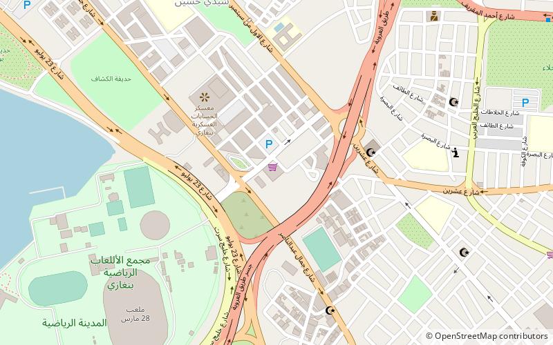 al hayat mall benghazi location map