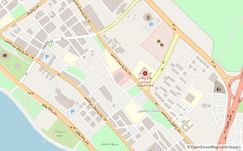 24 hours public shopping market benghazi location map