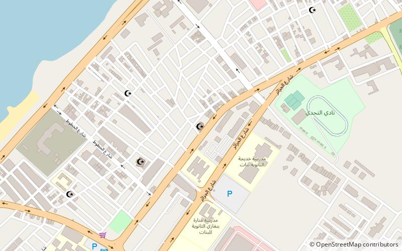 omar al mukhtar mosque msjd mr almkhtar benghazi location map