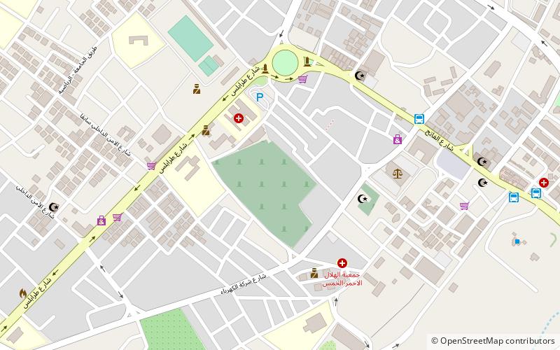 al khoms location map