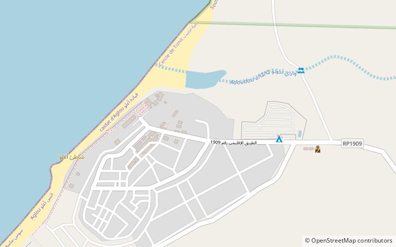 Aglou location map
