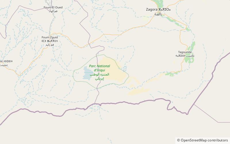 Erg Chegaga location map