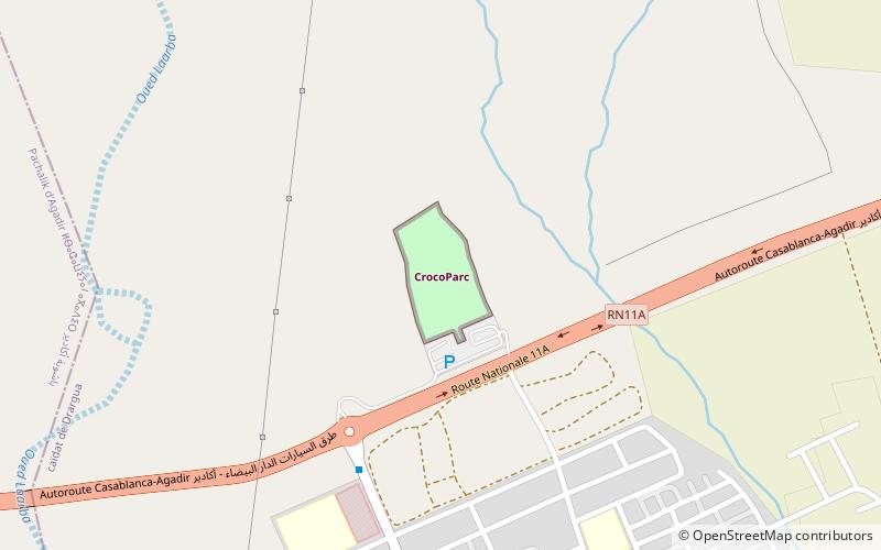 crocoparc agadir location map
