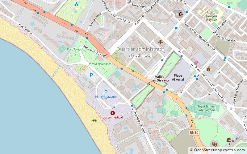 casino shems agadir location map