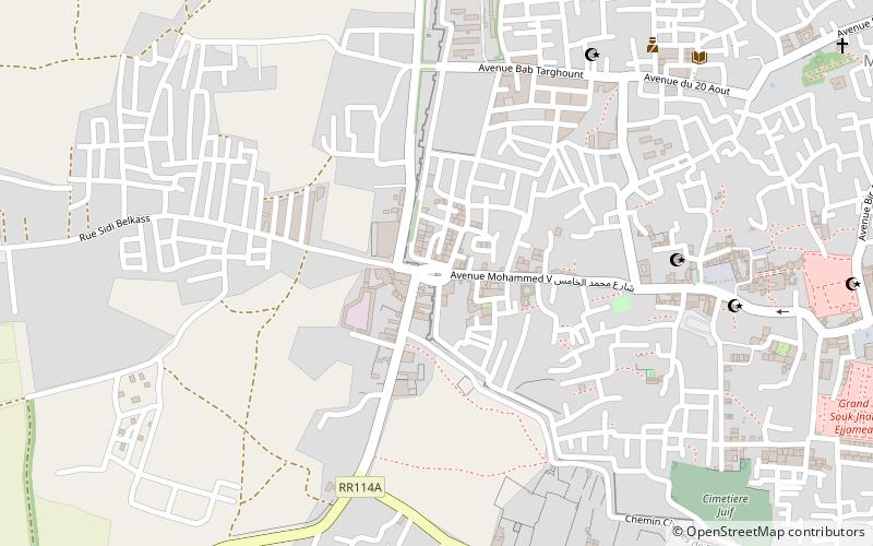 bab taghzout taroudannt location map