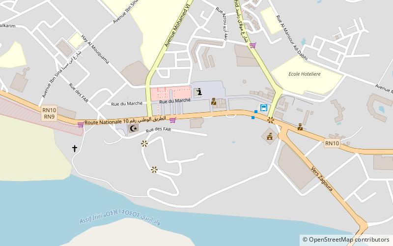 tiflite ouarzazate location map