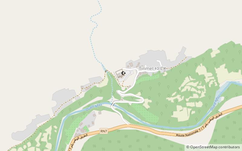 tin mal mosque tinmel location map