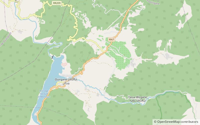 Ouirgane location map
