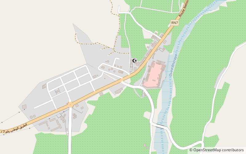 Asni location map