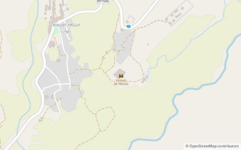 Telouet Kasbah location map