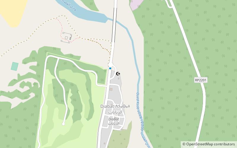 Diabat location map