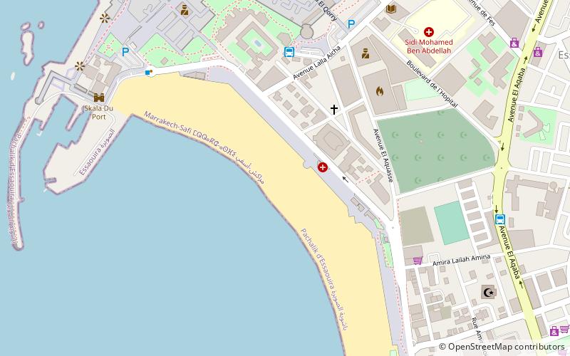 spiaggia di essaouira location map