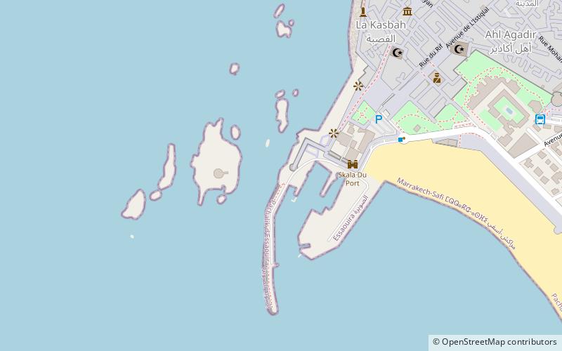 portuguese forts esauira location map