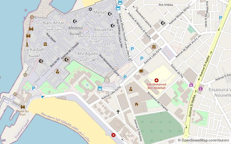 borj bab marrakech essaouira location map
