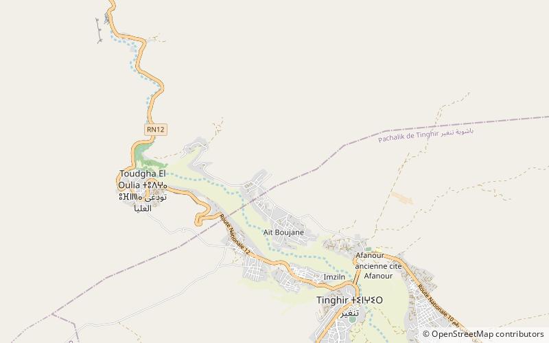 Gorges du Toudra location map