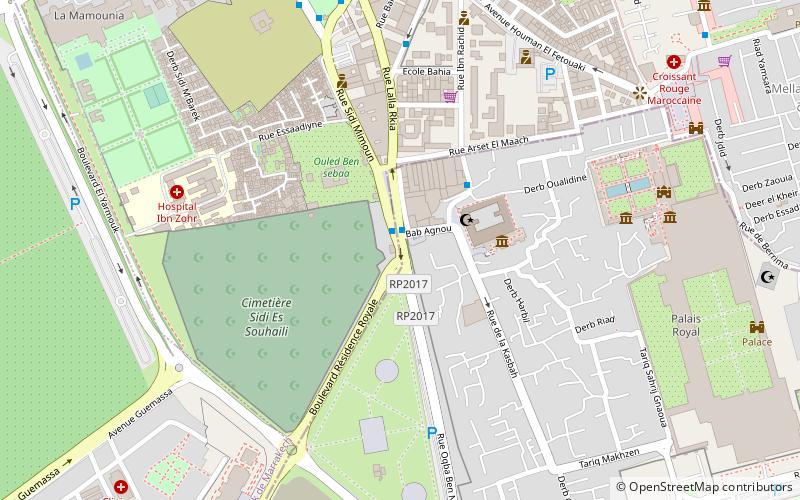 Bab er Robb location map