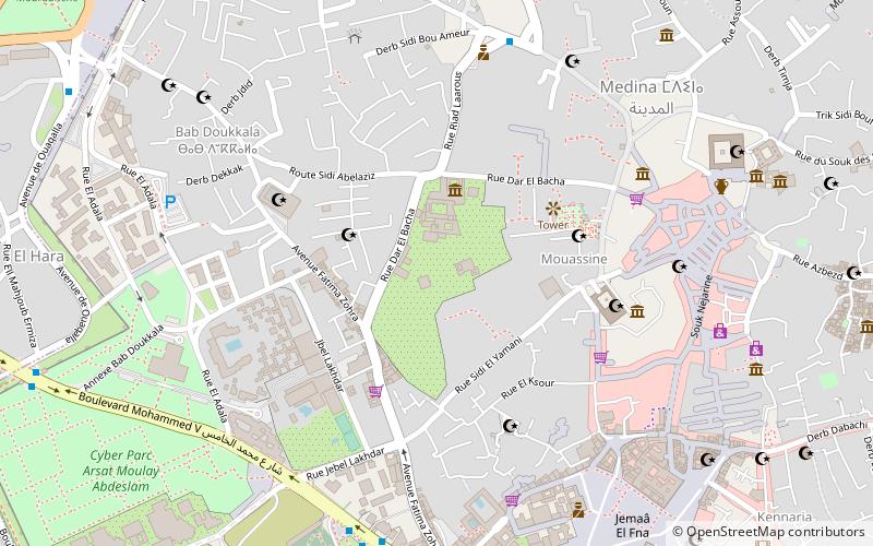Dar el Bacha location map
