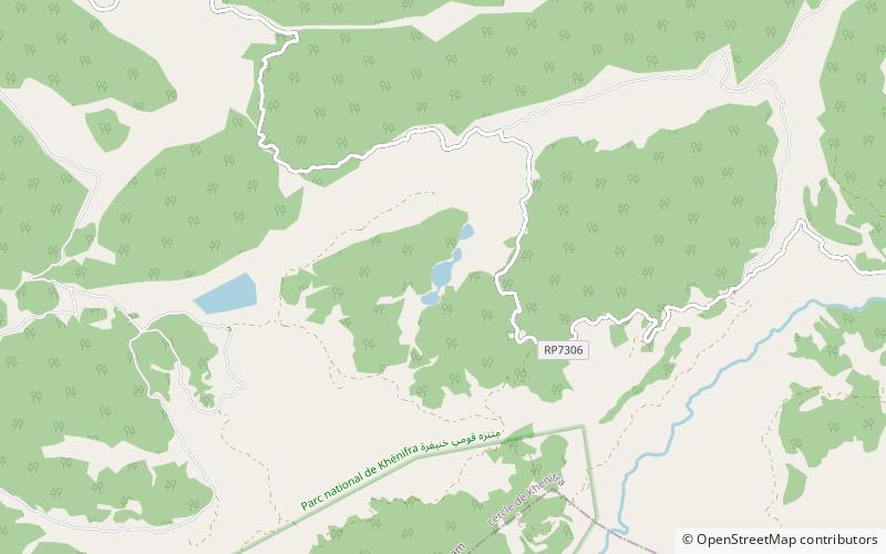 Lake Tiguelmamine location map