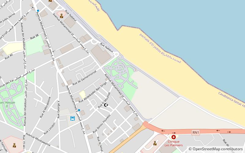 Parc Mohammed V location map