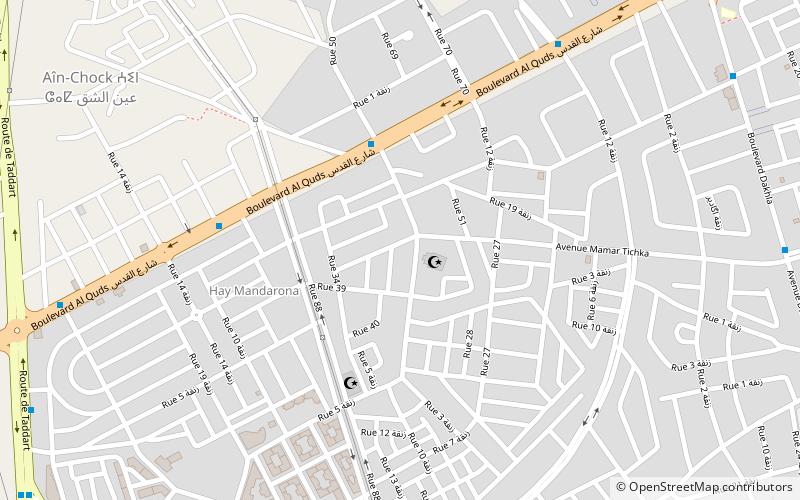 Grand Casablanca location map