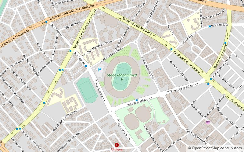 Estadio Mohammed V location map