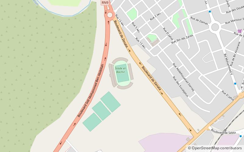 stade el bachir al muhammadijja location map