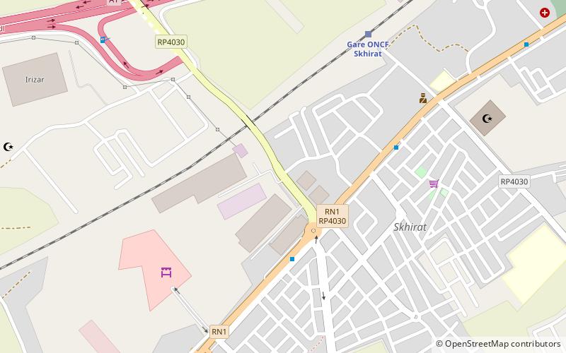Skhirat location map