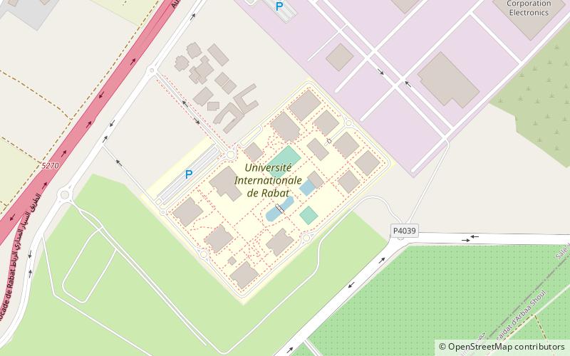 International University of Rabat location map
