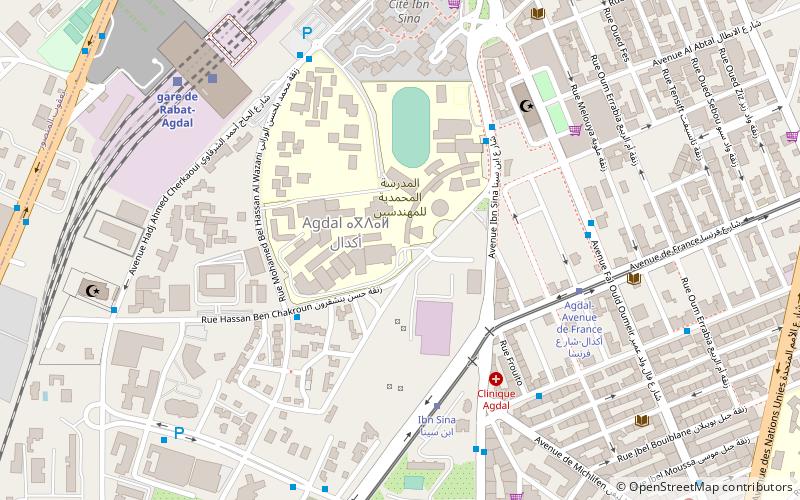 Ecole Mohammadia d'Ingénieurs location map