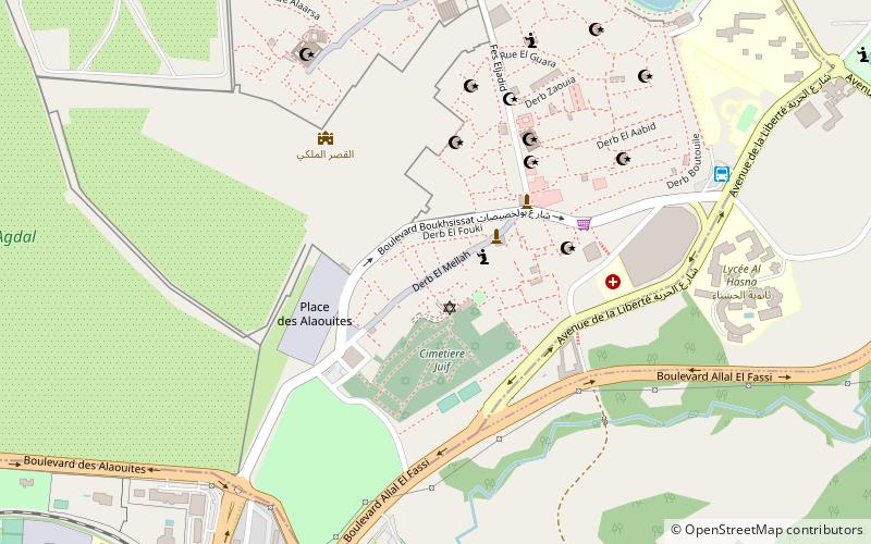 Derb el Mellah location map