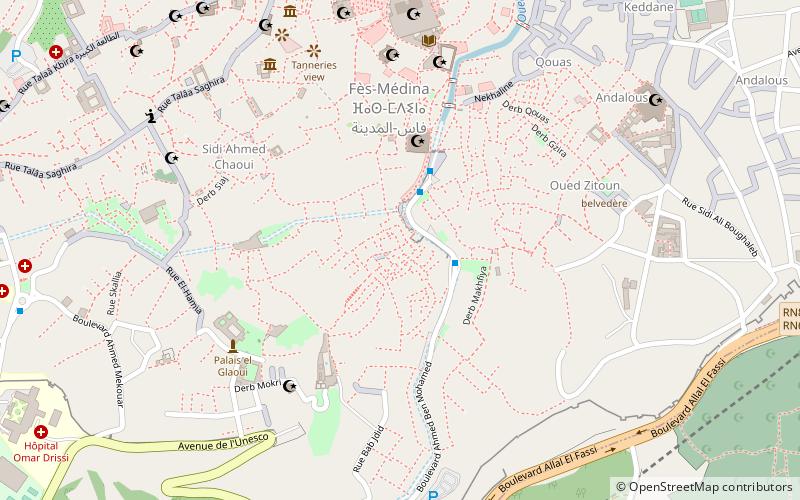Zawiya of Sidi Abdelkader al-Fassi location map