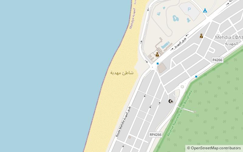 Plage Mehdia location map
