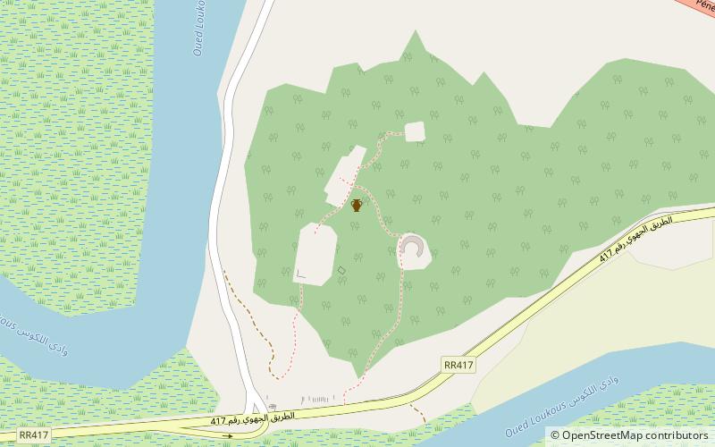 Amphitheater of Lixus location map