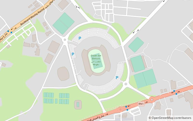 Estadio de Tánger location map