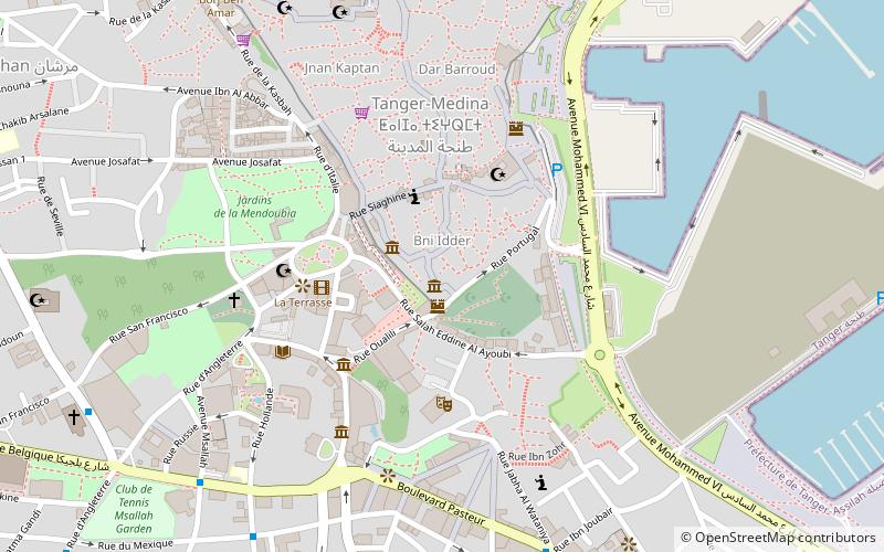 Tangier American Legation Museum location map