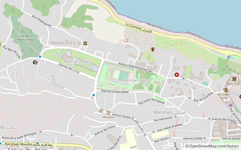Stade de Marchan location map