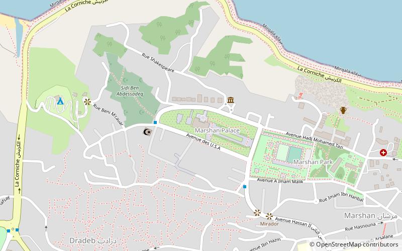 Forbes Museum of Tangier location map