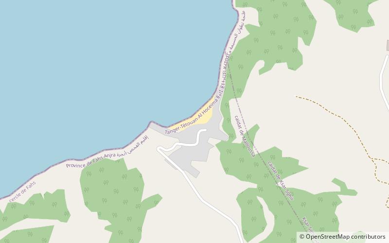 playa blanca tangier location map