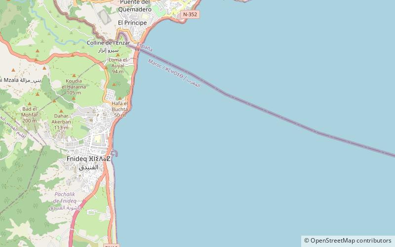 Playa del Chorrillo location map