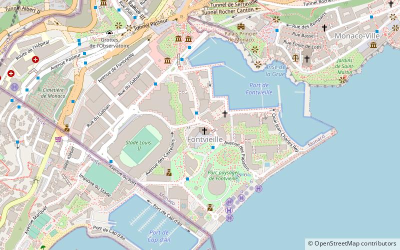 Musée des timbres et des monnaies de Monaco location map