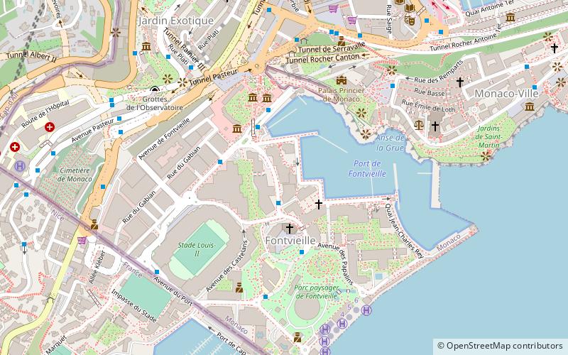 Monaco Naval Museum location map