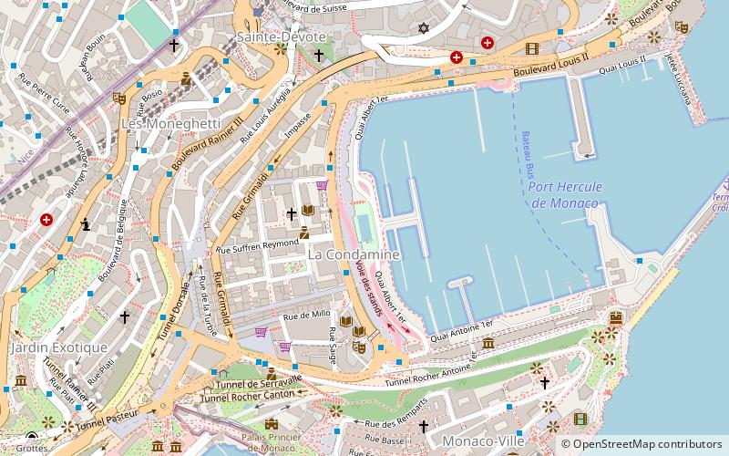 Rainier III Nautical Stadium location map