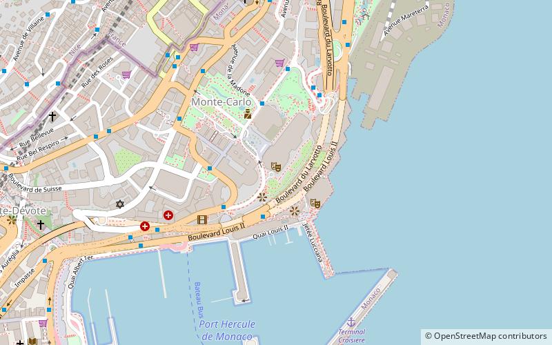 Opéra de Monaco location map