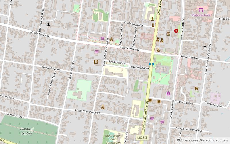Universität Comrat location map