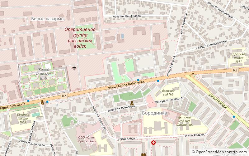 Borodinskaa plosad location map