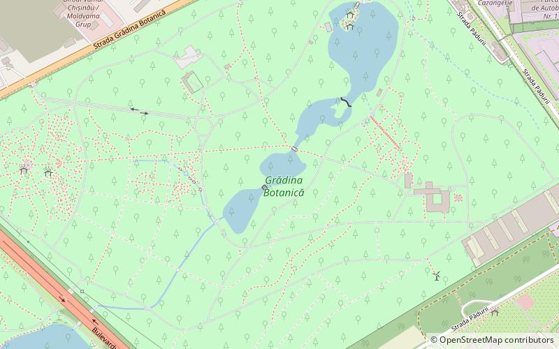 Jardin botanique de Chișinău location map