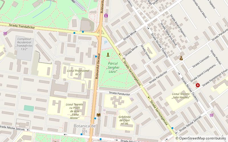 parcul s lazo chisinau location map