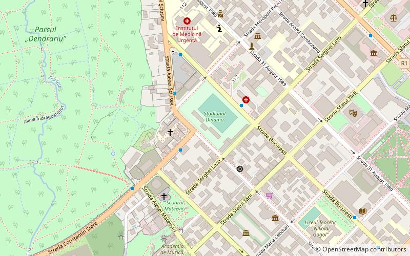 Stadion Dinamo location map