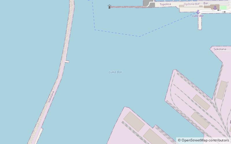Port of Bar location map