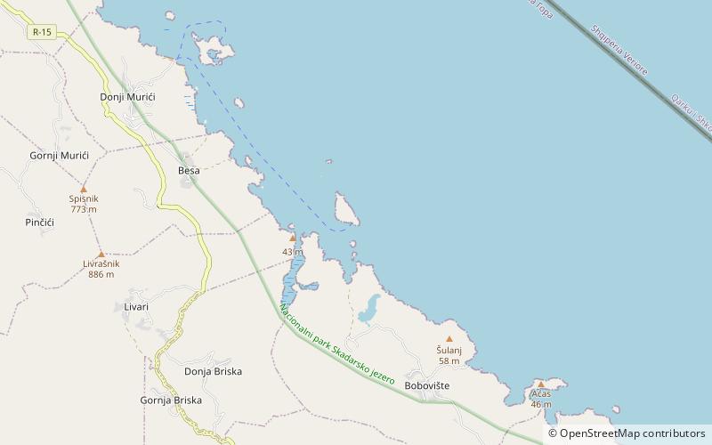 moracnik island location map